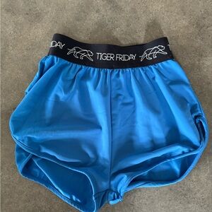 Tiger Friday Blue Athletic Shorts